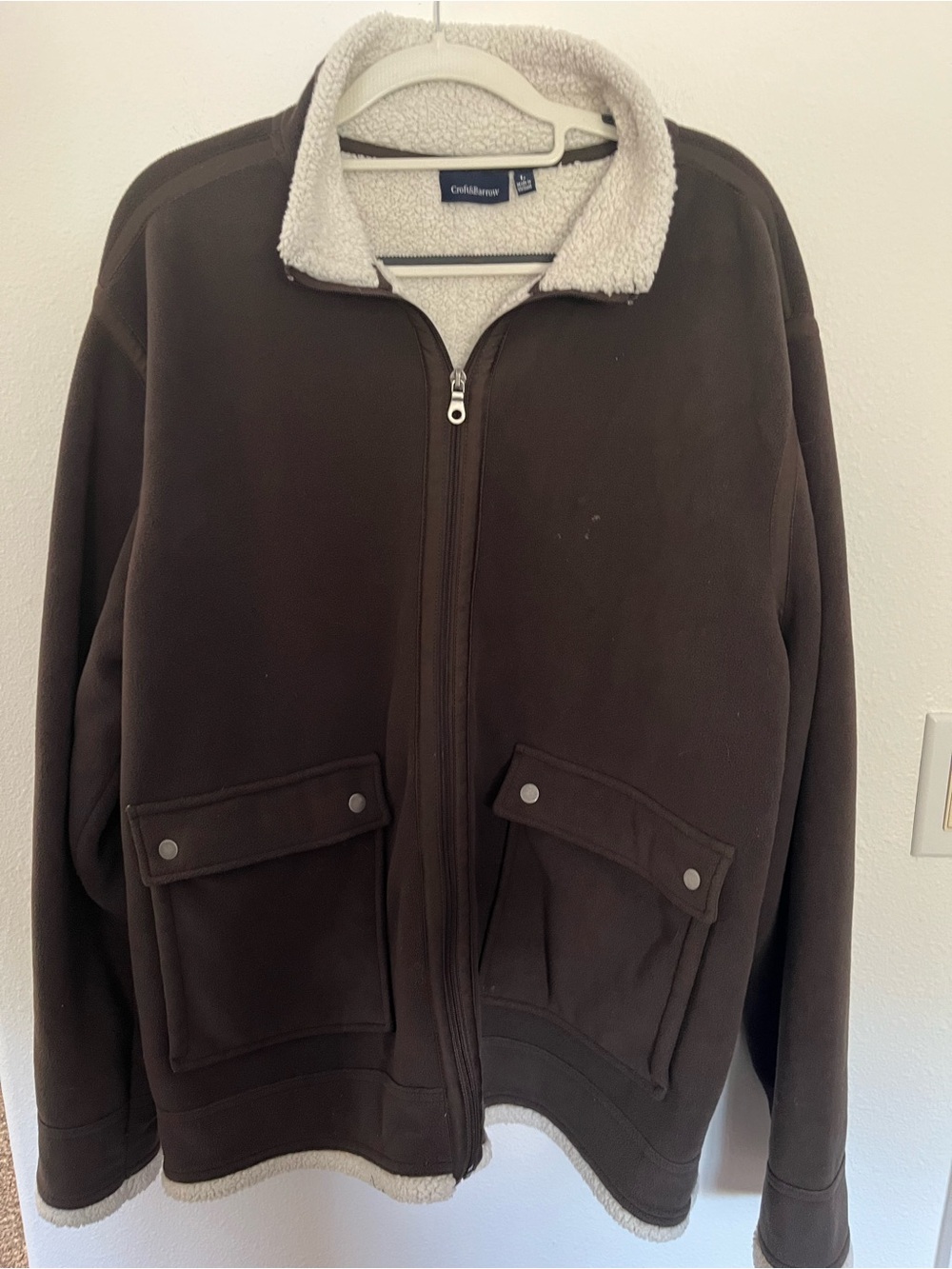 croft & barrow Brown Sherpa-Lined Field Jacket